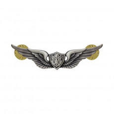 [Vanguard] Army Dress Badge: Aircraft Crewman: Aircrew - miniature, silver oxidized