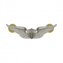 [Vanguard] ARMY BADGE: AVIATOR - 2 Inch BLOUSE MINIATURE, MIRROR FINISH