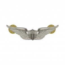 [Vanguard] ARMY BADGE: AVIATOR - 2 Inch BLOUSE MINIATURE, MIRROR FINISH