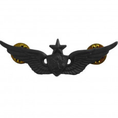 [Vanguard] Army Badge: Senior Aircraft Crewman Aircrew - regulation size, black metal