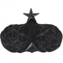[Vanguard] Army Badge: Senior Space Missile - regulation size, black metal
