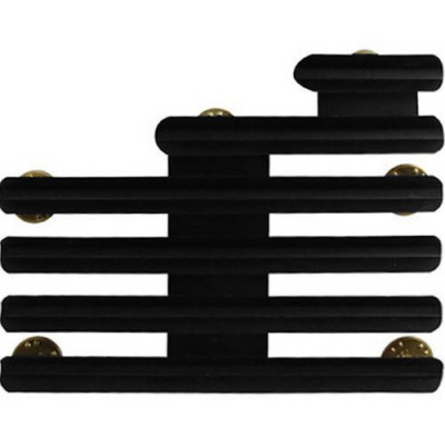[Vanguard] Ribbon Mounting Bar: 15 Ribbons Staggered Right - 1/8 inch space