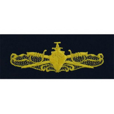 [Vanguard] Navy Embroidered Badge: Surface Warfare Officer - coverall
