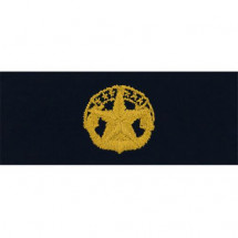 [Vanguard] Navy Embroidered Badge: Command at Sea - embroidered on coverall