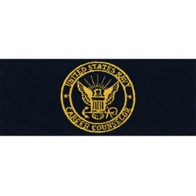 [Vanguard] Navy Embroidered Badge: Career Counselor - embroidered on coverall