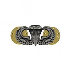 [Vanguard] Dress Badge: Basic Parachutist Insignia - miniature, oxidized