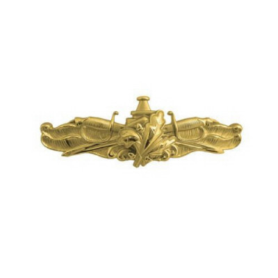[Vanguard] Navy Badge: Surface Warfare Supply Officer - miniature, mirror finish