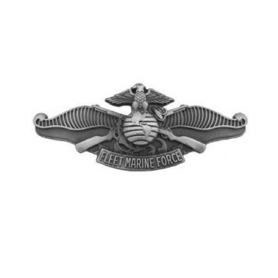 [Vanguard] Navy Badge: Fleet Marine Force - miniature, oxidized