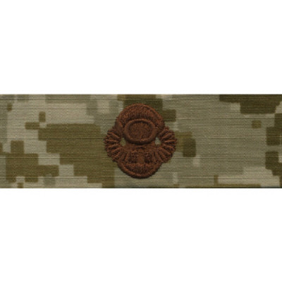 [Vanguard] Navy Embroidered Badge: Scuba Diver - Desert Digital