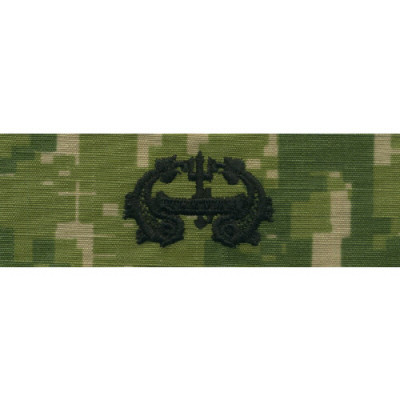 [Vanguard] Navy Embroidered Badge: Deep Submergence - Woodland Digital