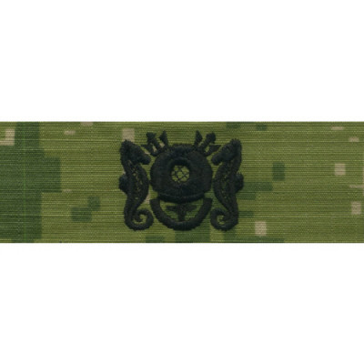 [Vanguard] Navy Embroidered Badge: Diving Medical Technician - Woodland Digital
