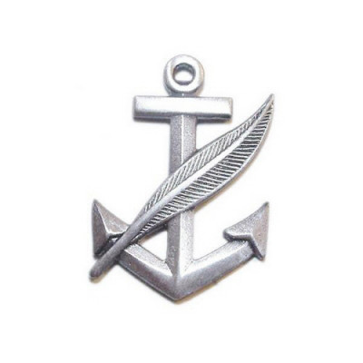 [Vanguard] Navy Ball Cap Device: Mirror Finish Navy Counselor