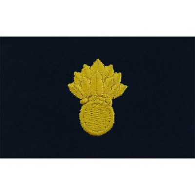 [Vanguard] Navy Embroidered Collar Device: Ordnance Technician - coverall
