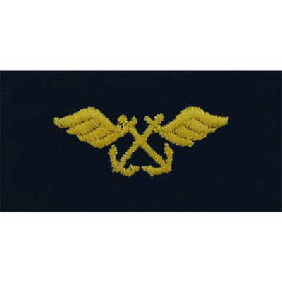 [Vanguard] Navy Embroidered Collar Device: Aviation Boatswain - coverall