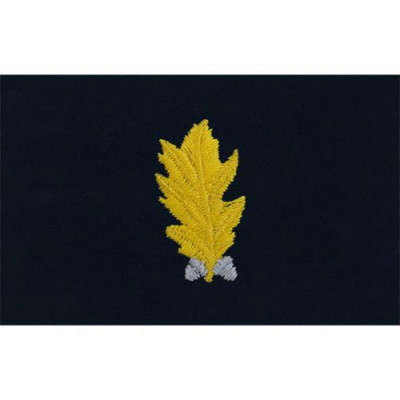 [Vanguard] Navy Embroidered Collar Device: Dental Corp - embroidered on coverall