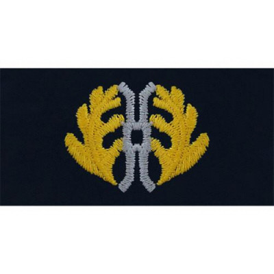 [Vanguard] Navy Embroidered Collar Device: Judge Advocate General - coverall