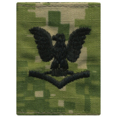 [Vanguard] Navy Parka Tab Device: Woodland Digital Embroidered E4 Third Class Petty Officer