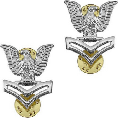 [Vanguard] Navy Metal Coat Epaulet Device: E5 Petty Officer
