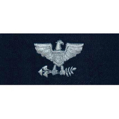 [Vanguard] Navy Embroidered Collar Device: Captain - right side, coverall