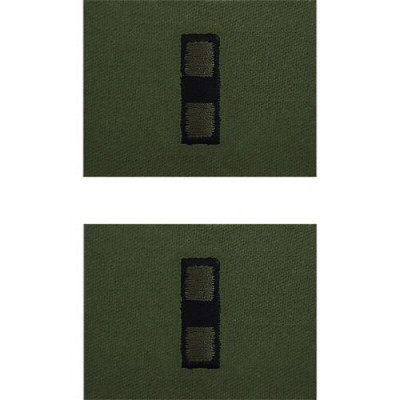[Vanguard] Navy Embroidered Collar Device: WO3 - embroidered on Subdued