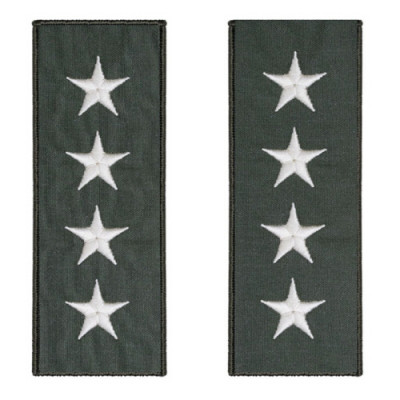 [Vanguard] Navy Embroidered Rank: 4 Star: Admiral - flight suit