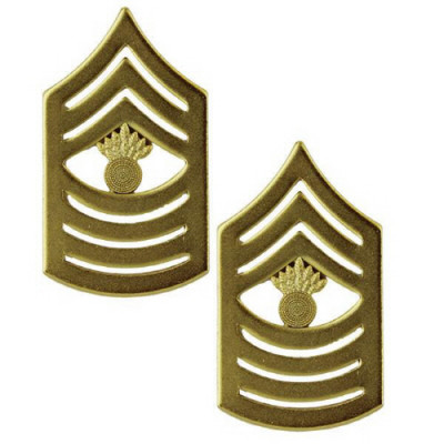 [Vanguard] Marine Corps Chevron: Master Gunnery Sergeant - satin gold