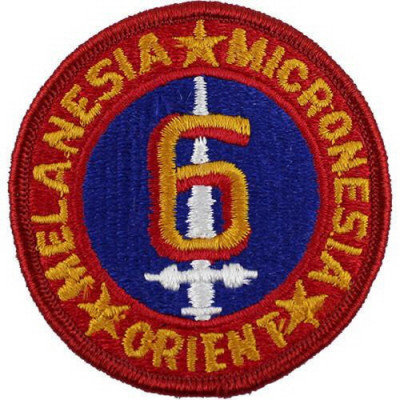 [Vanguard] Marine Corps Shoulder Patch: Sixth Division - color
