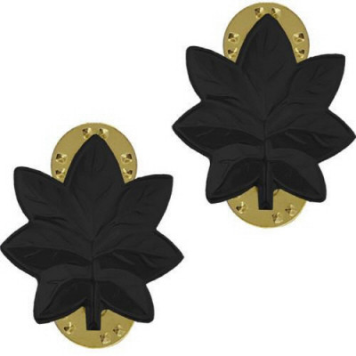 [Vanguard] Marine Corps Collar Device: Lieutenant Colonel - black metal